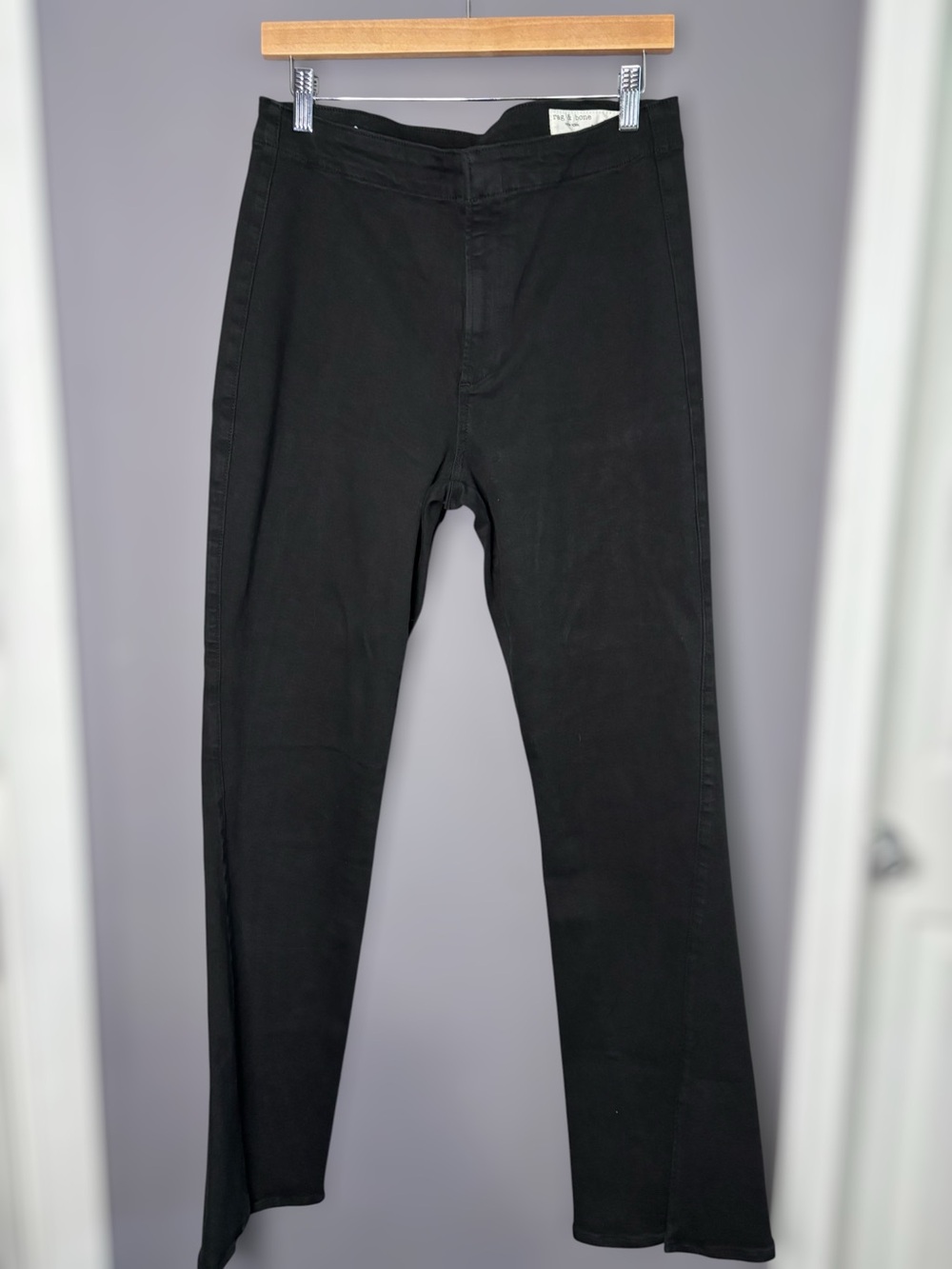 Rag & Bone Peyton Black Bootcut Pants 31